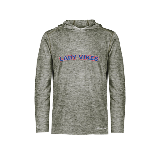 [FOLHCGGY-AS-LOGO1] Decker Men's Charge Hoodie (Adult S, Gray, Logo 1)