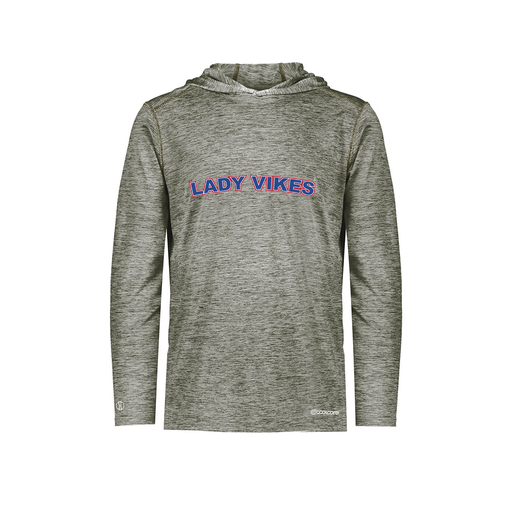 [FOLHCGGY-YS-LOGO1] Decker Youth Charge Hoodie (Youth S, Gray, Logo 1)